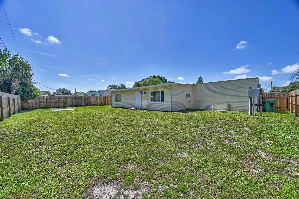 Back Yard at 5204 Deanna Lane, Fort Pierce
