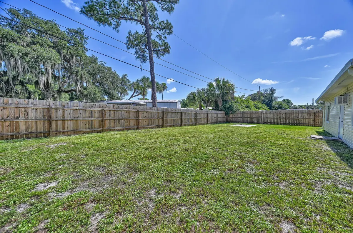 Back Yard at 5204 Deanna Lane, Fort Pierce