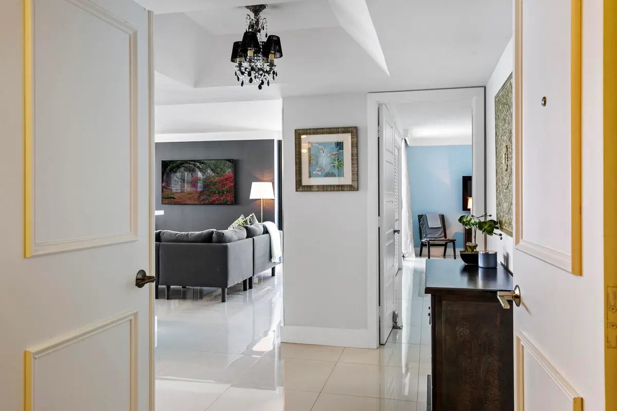 Front entrance view at 5510 N Ocean Drive 12a, Singer Island