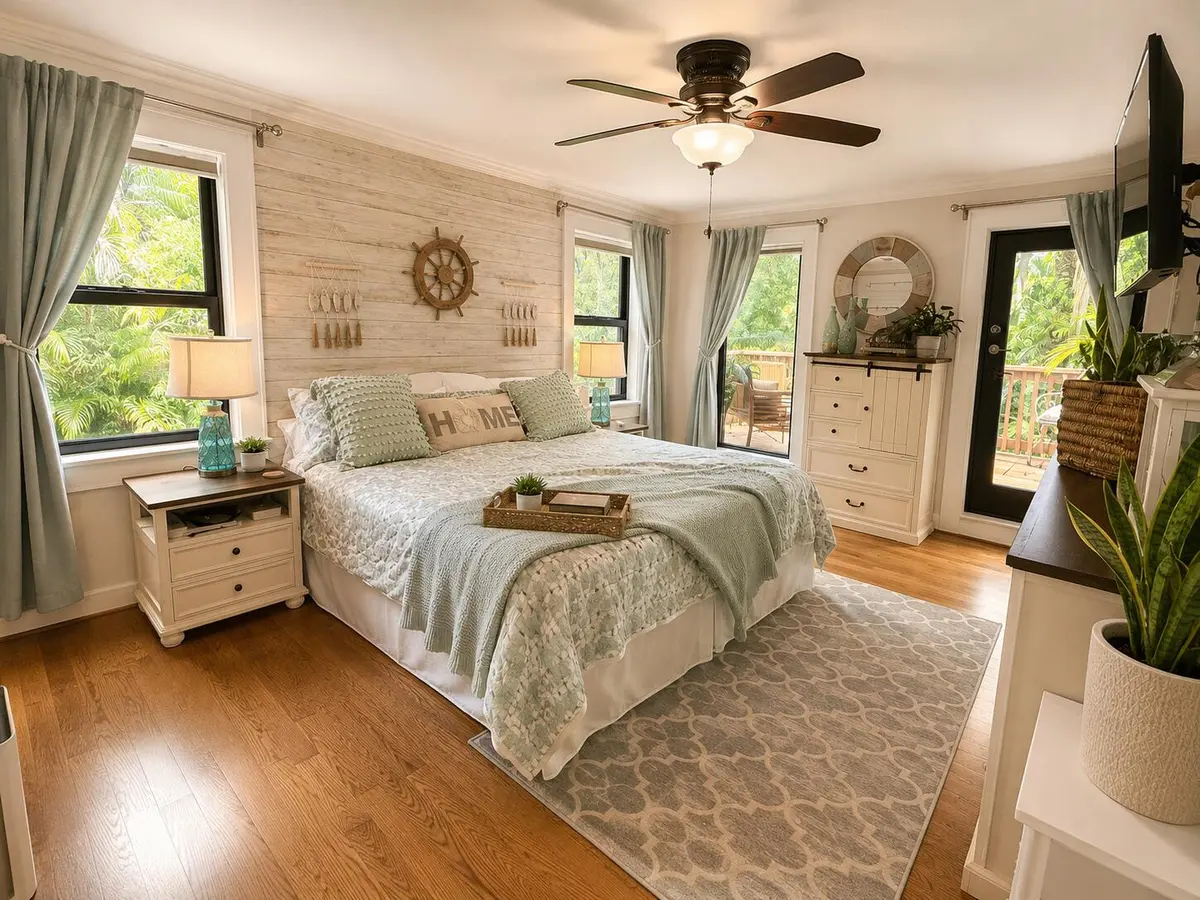 Master Bedroom at 535 N Victoria Park Road, Fort Lauderdale