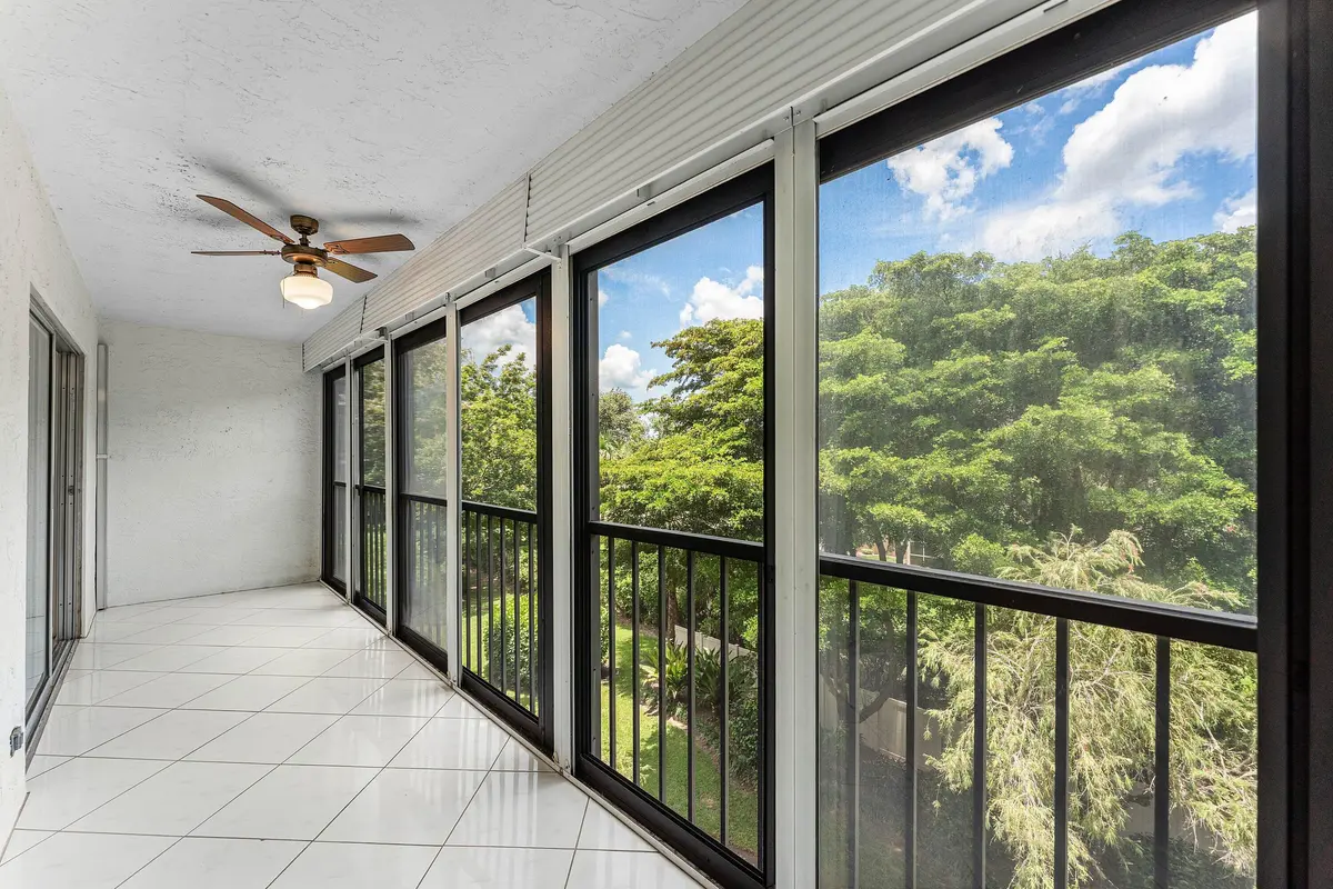 Screened-In Balcony at 7301 Amberly Lane 402, Delray Beach