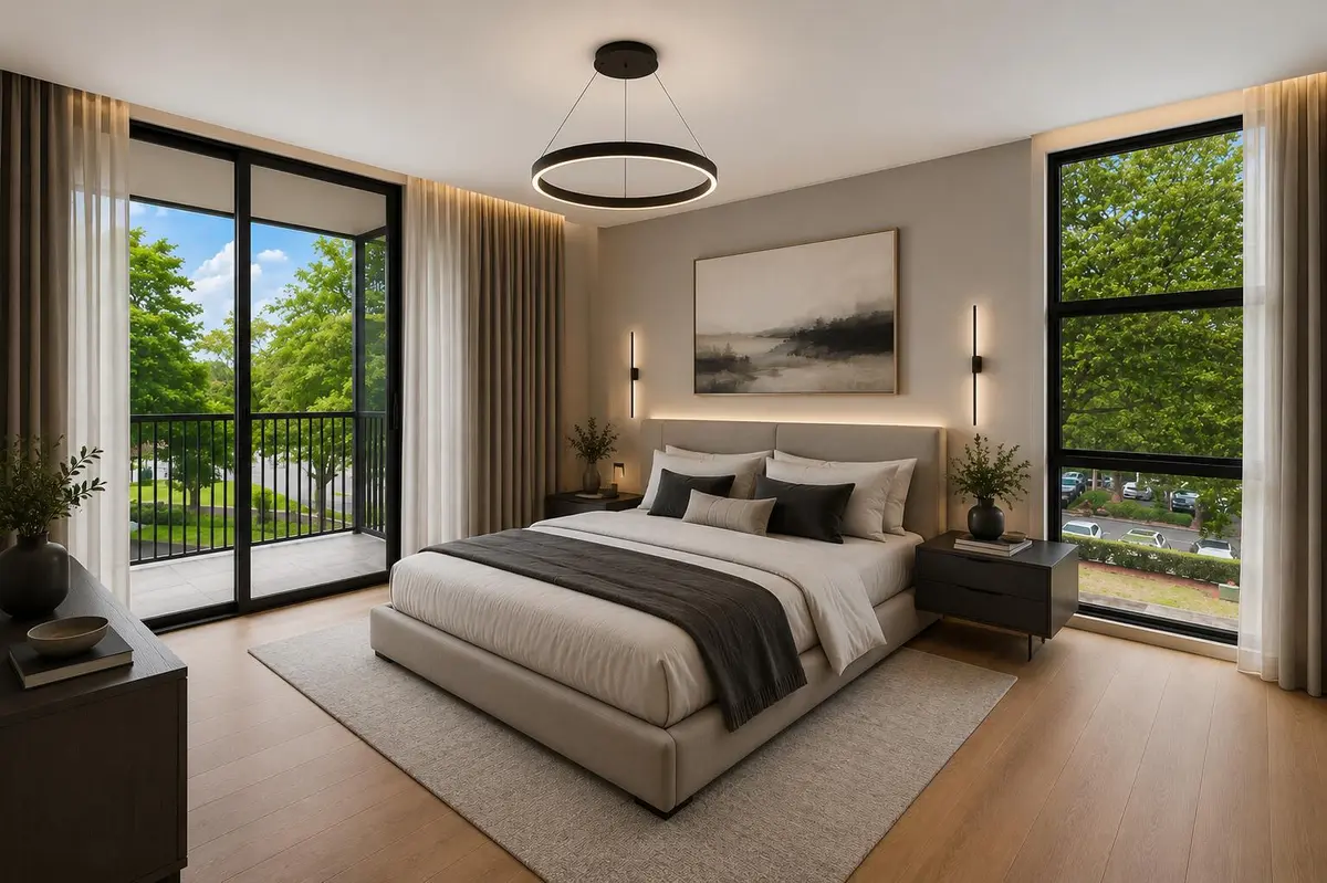 Virtual Staging- Second Bedroom at 2816 N 46 Avenue J482, Hollywood