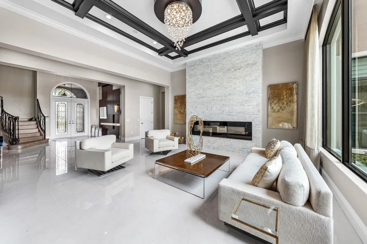 Living Room at 9616 Moritz Way, Delray Beach