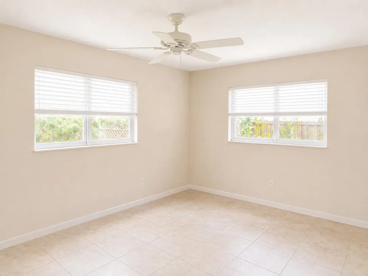 All bedrooms are same size at 1417 NE 24th Court, Wilton Manors
