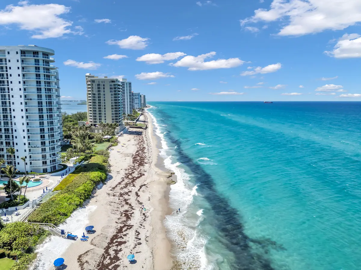 Aerial Beach View at 4100 N Ocean Drive 1101, Riviera Beach