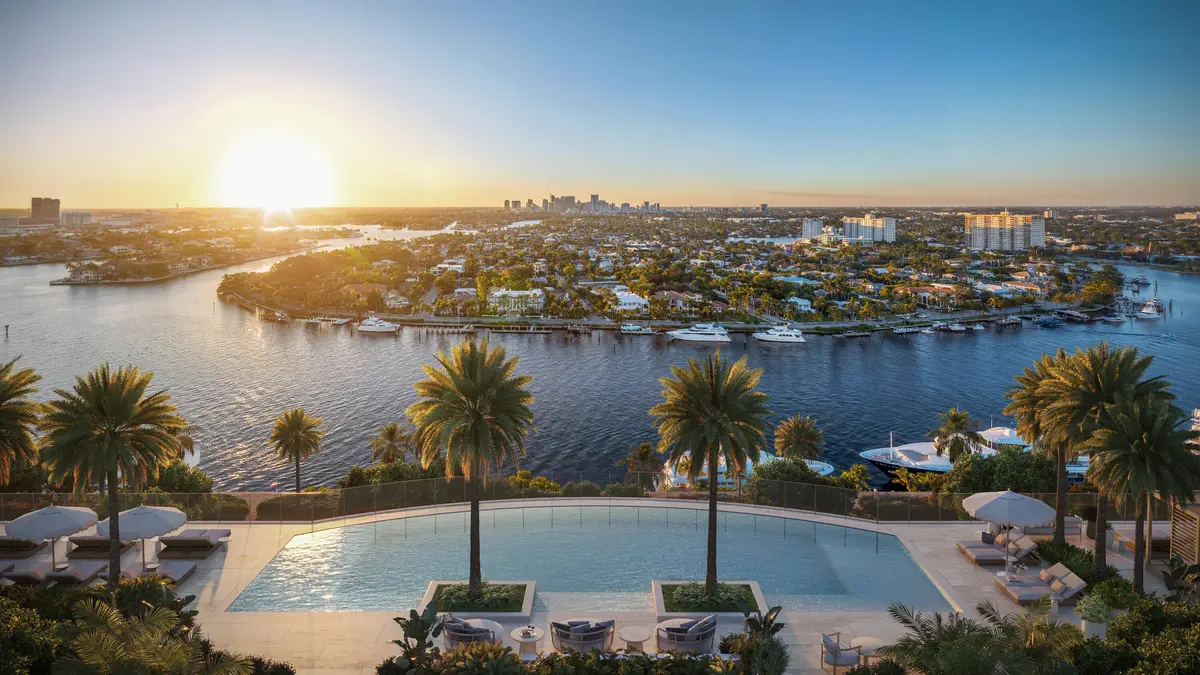Resort Collection Pool Sunset at 801 Seabreeze Boulevard R 1509, Fort Lauderdale