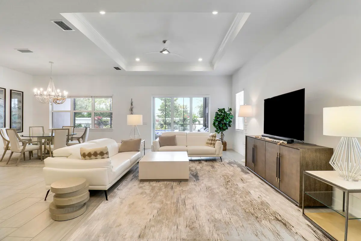 Great Room and Dining Room Area at 10718 Stellar Circle, Palm Beach Gardens