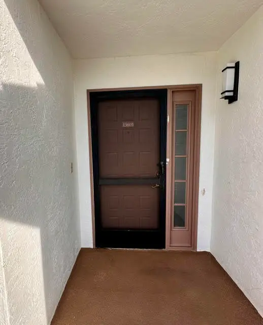 Screened Front Door at 7344 Clunie Place 13605, Delray Beach