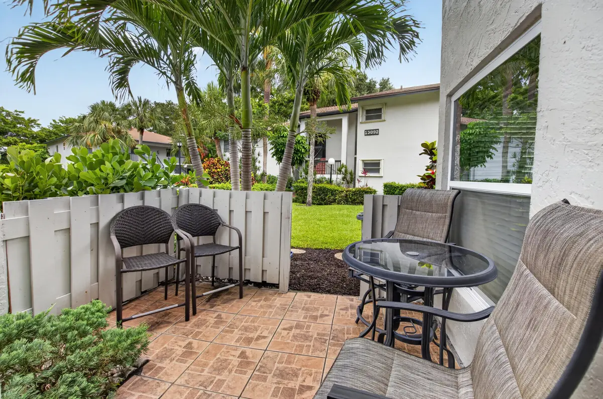 Front Patio at 13112 Sentry Palm Court A, Delray Beach