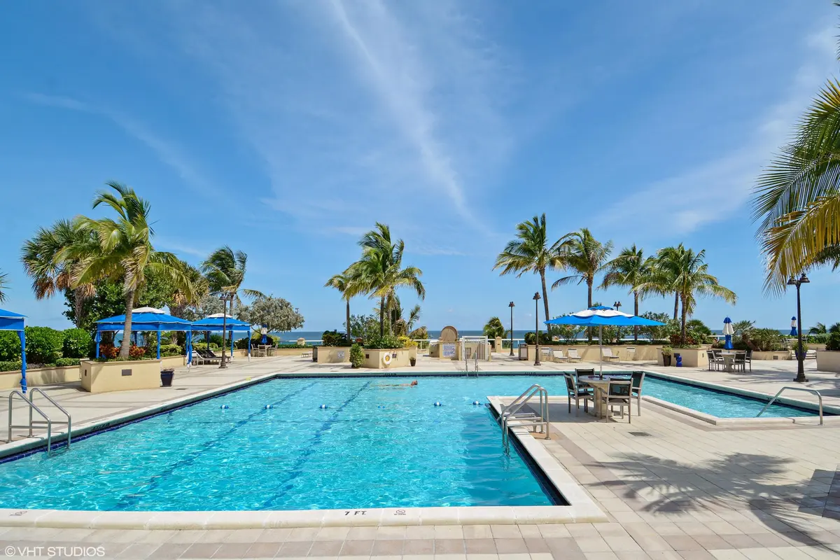 Beachfront pool at 2100 S Ocean Lane 703, Fort Lauderdale