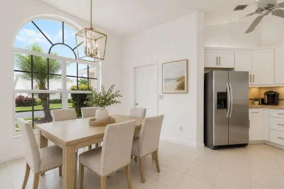 Kitch-Dining area-staged at 234 Moccasin Trail, Jupiter