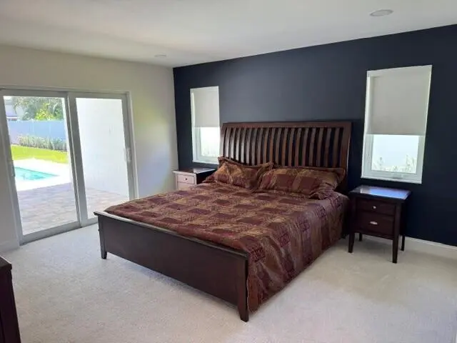 Master bedroom at 10736 Locust Street, Palm Beach Gardens