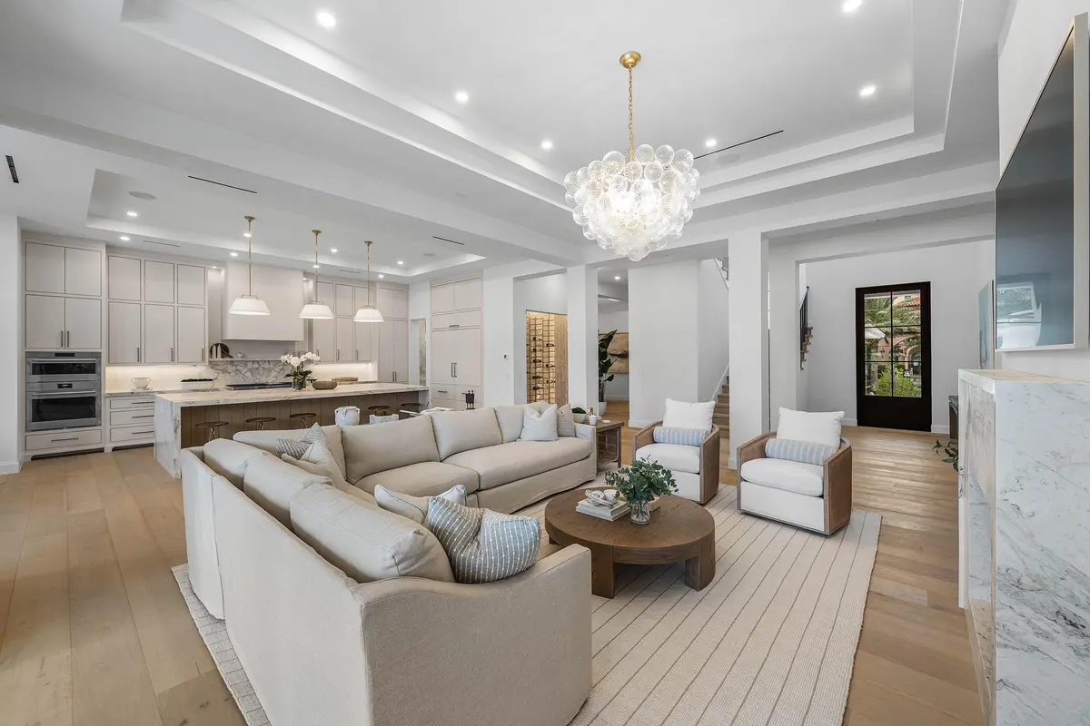 Living Room at 908 N Atlantic Drive, Lantana