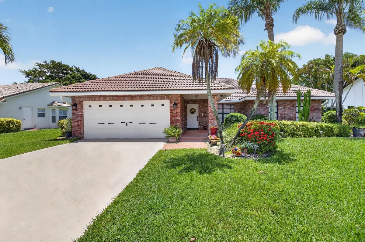 front at 19600 Sedgefield Terrace, Boca Raton