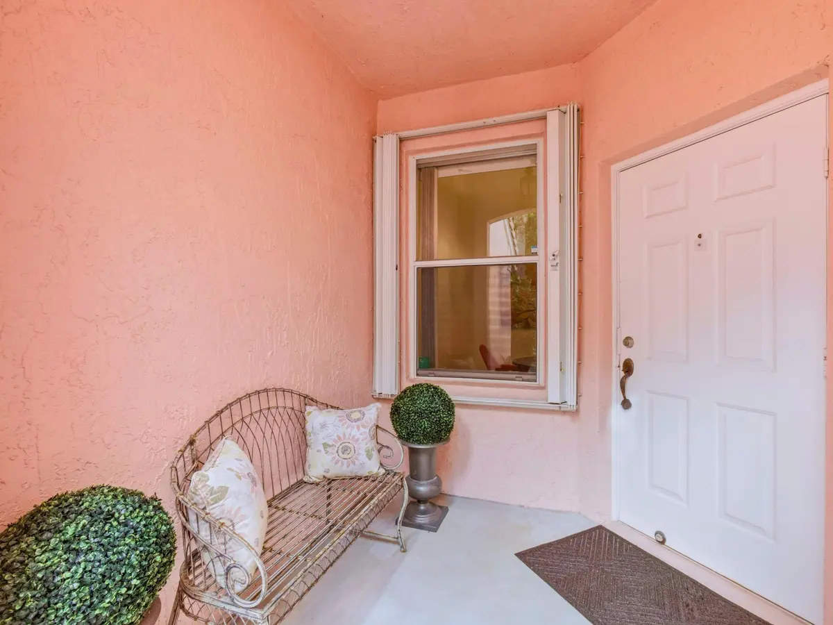Entry Porch at 308 Coral Trace Court, Delray Beach