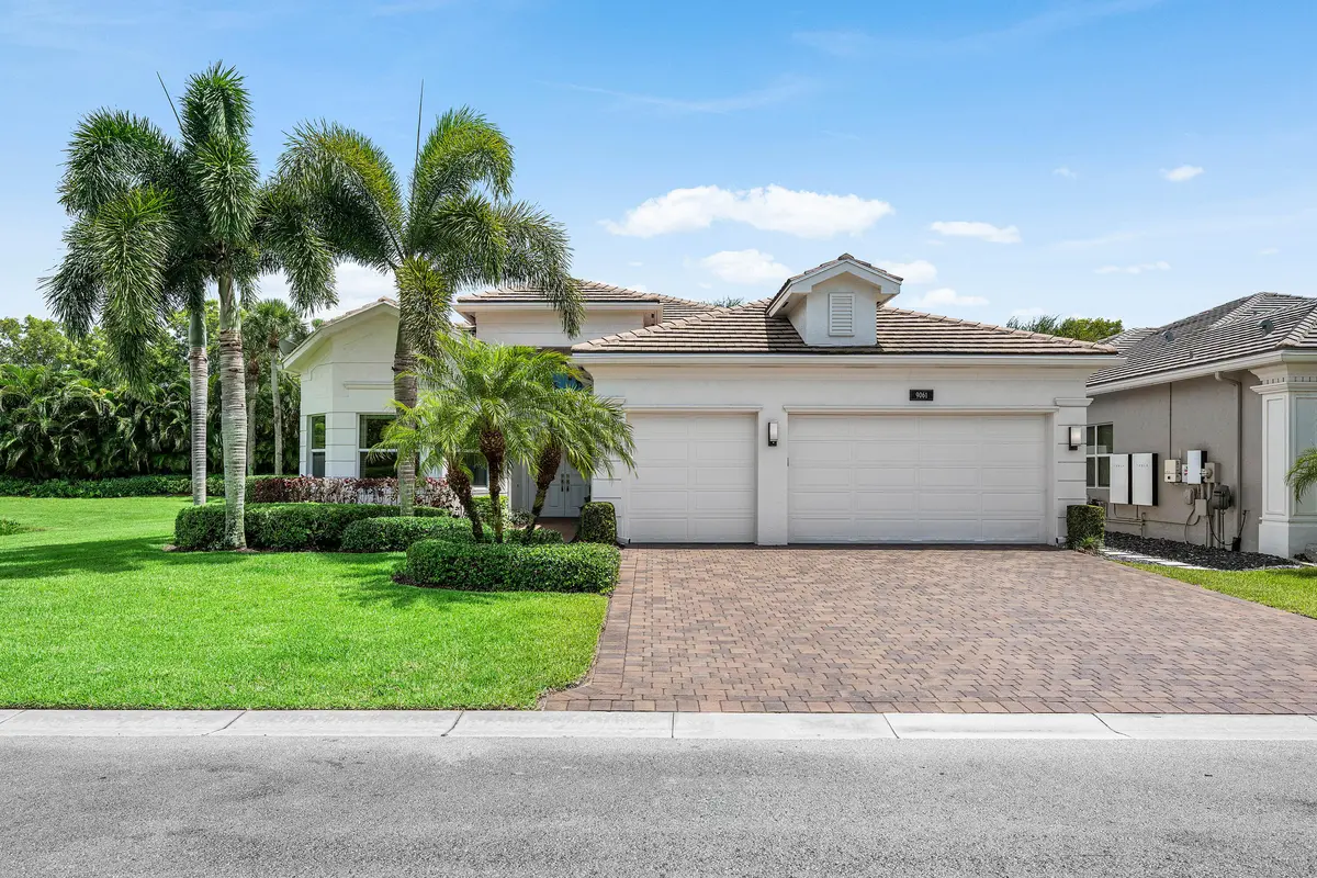 Lushly Landscaped Exerior at 9061 GOLDEN MOUNTAIN Circle, Boynton Beach