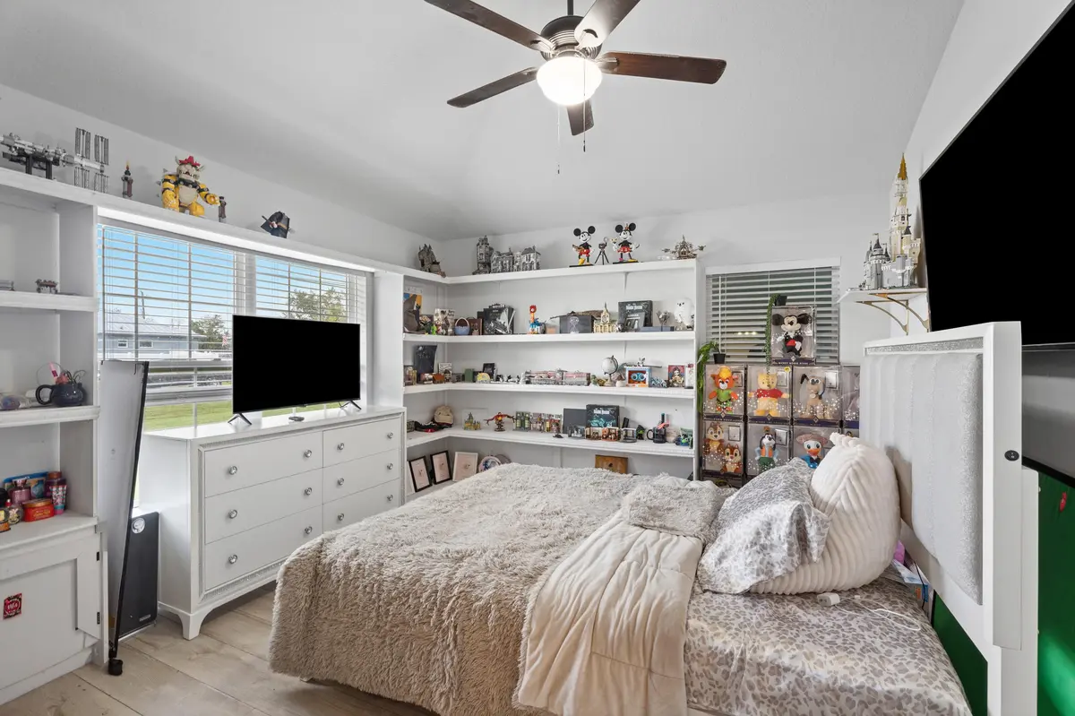 Den/office with built in shelving at 5846 NW Dooley Circle, Port St. Lucie