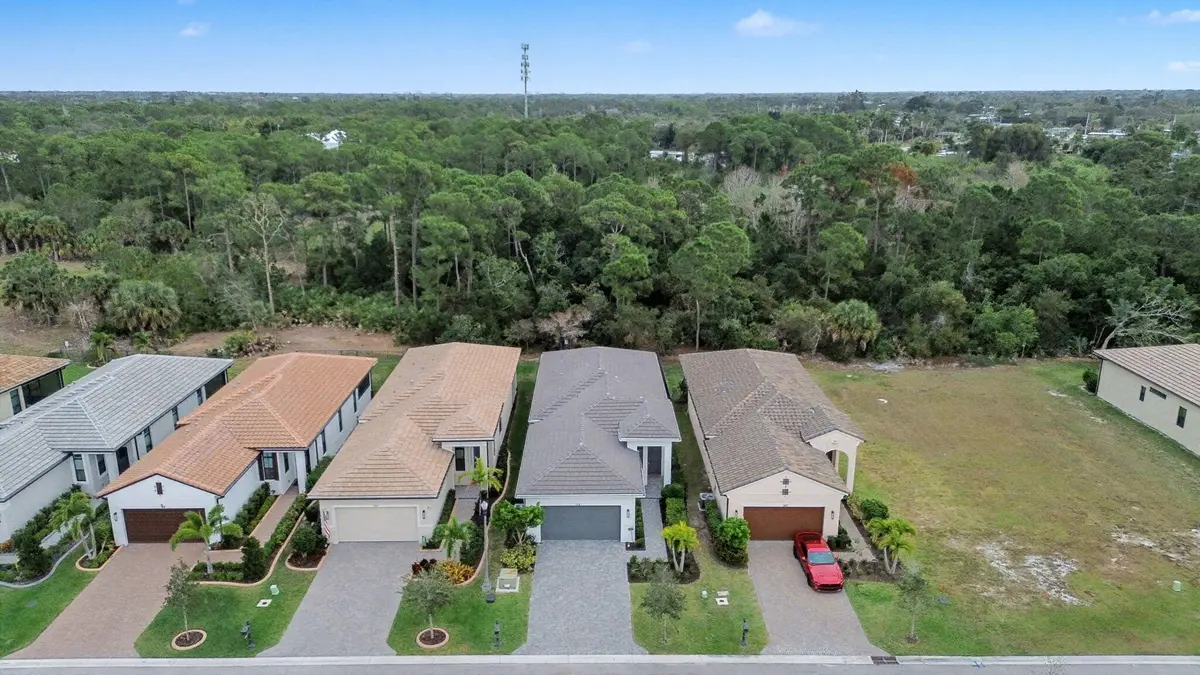 Aerial Front at 176 SE Via Sangro, Port St. Lucie