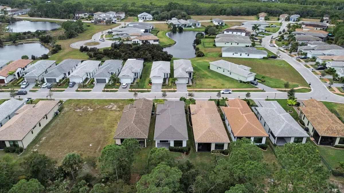 Aerial Rear at 176 SE Via Sangro, Port St. Lucie