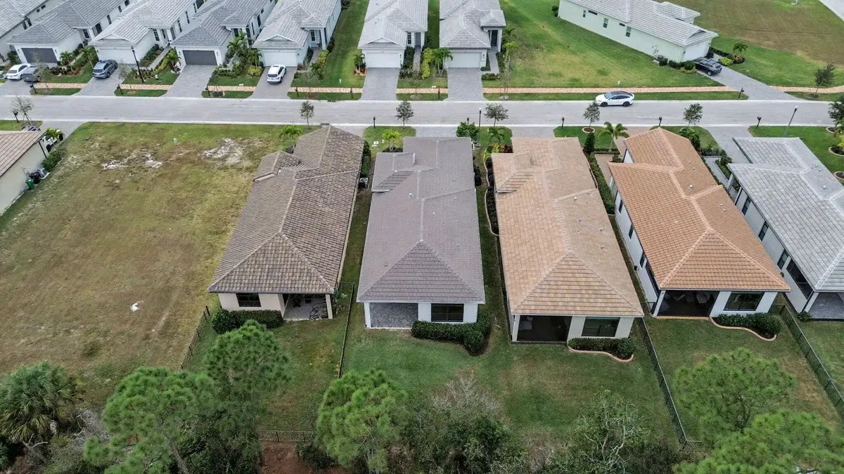 Aerial Rear at 176 SE Via Sangro, Port St. Lucie