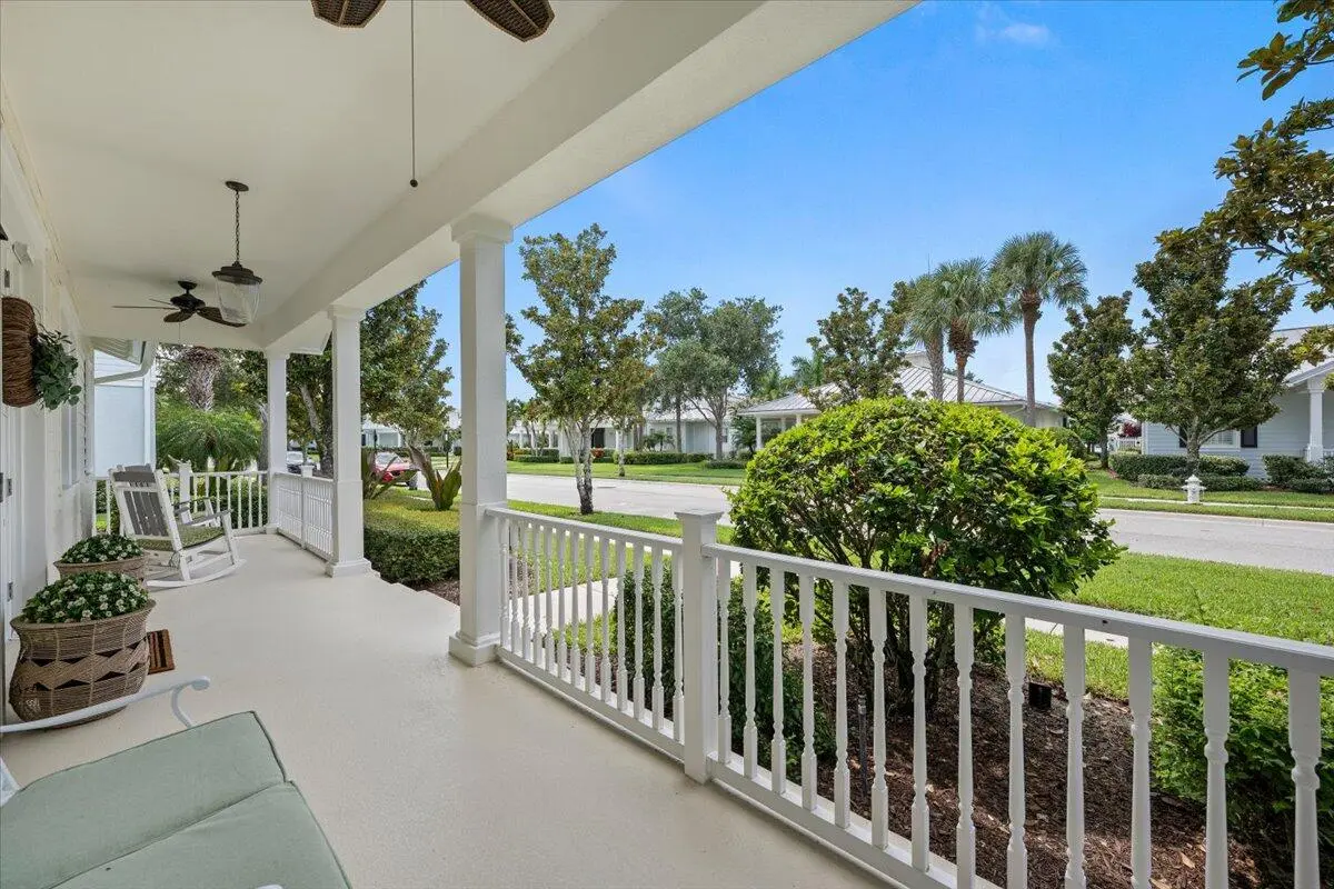 Breezy Covered Porch at 1162 Tropical Drive, Jupiter