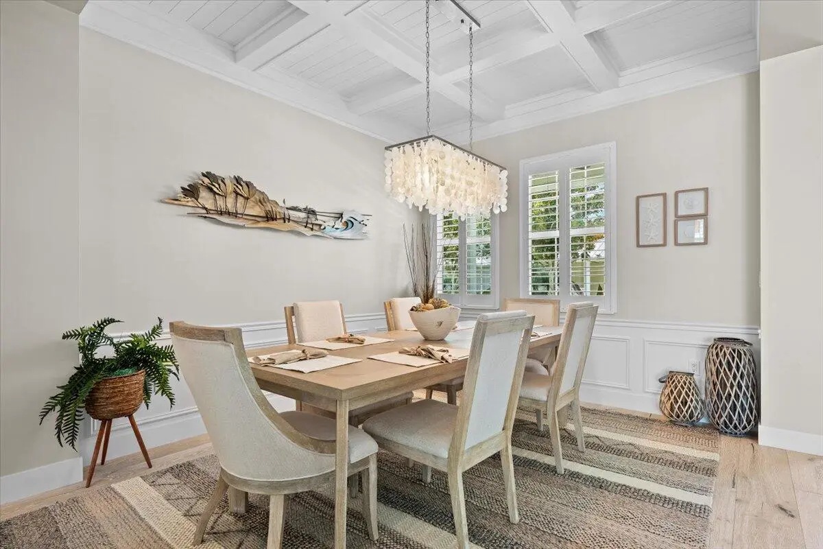 Casual Chic Dining Room at 1162 Tropical Drive, Jupiter