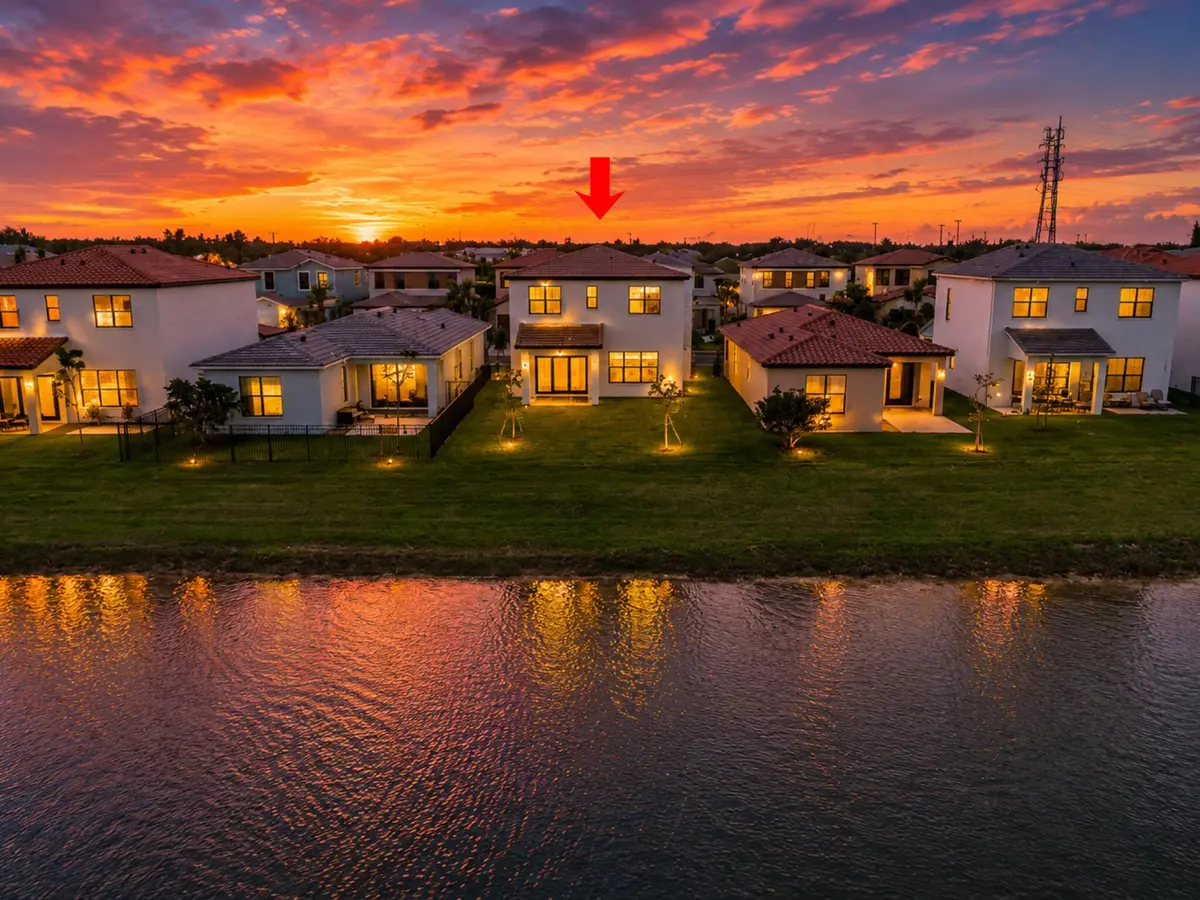 Unobstructed view of lake (3) at 16469 Sea Turtle Place, Westlake