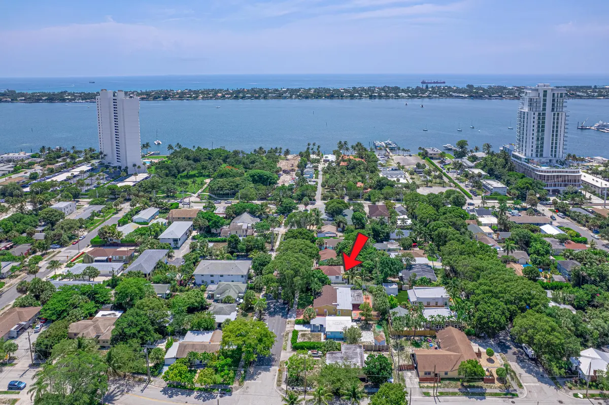 Aerial at 422 49th Street, West Palm Beach