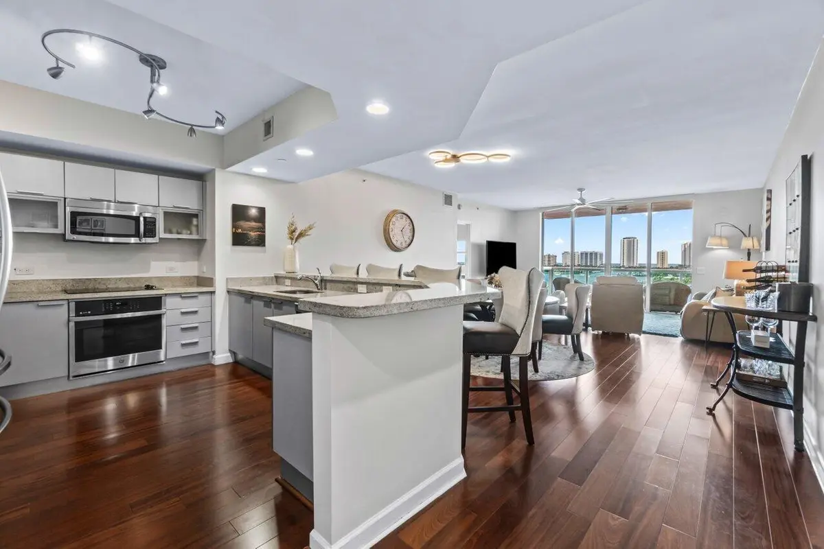 open living space at 2640 Lake Shore Drive 908, Riviera Beach
