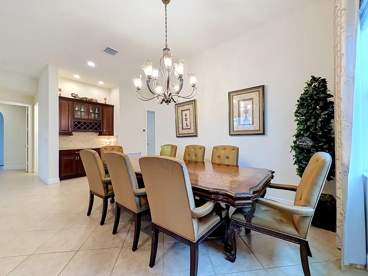 Dining Room at 728 Fortunella Circle, Vero Beach