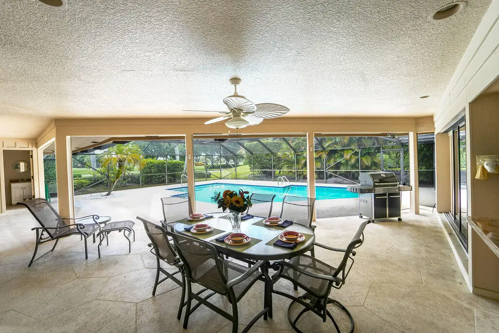 Patio at 6499 Brandon Street, Palm Beach Gardens