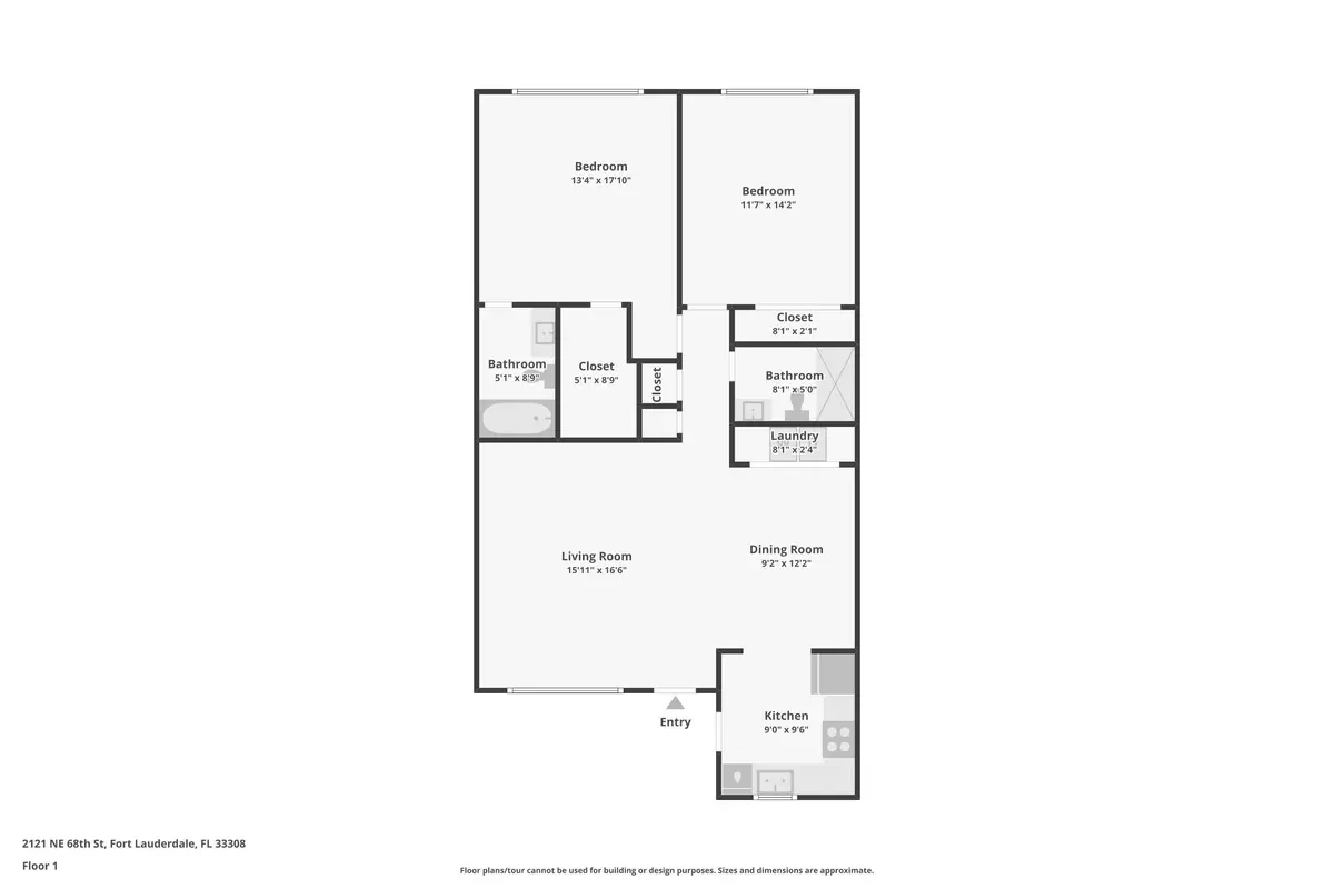 1-floor-1 at 2121 NE 68th Street 209, Fort Lauderdale