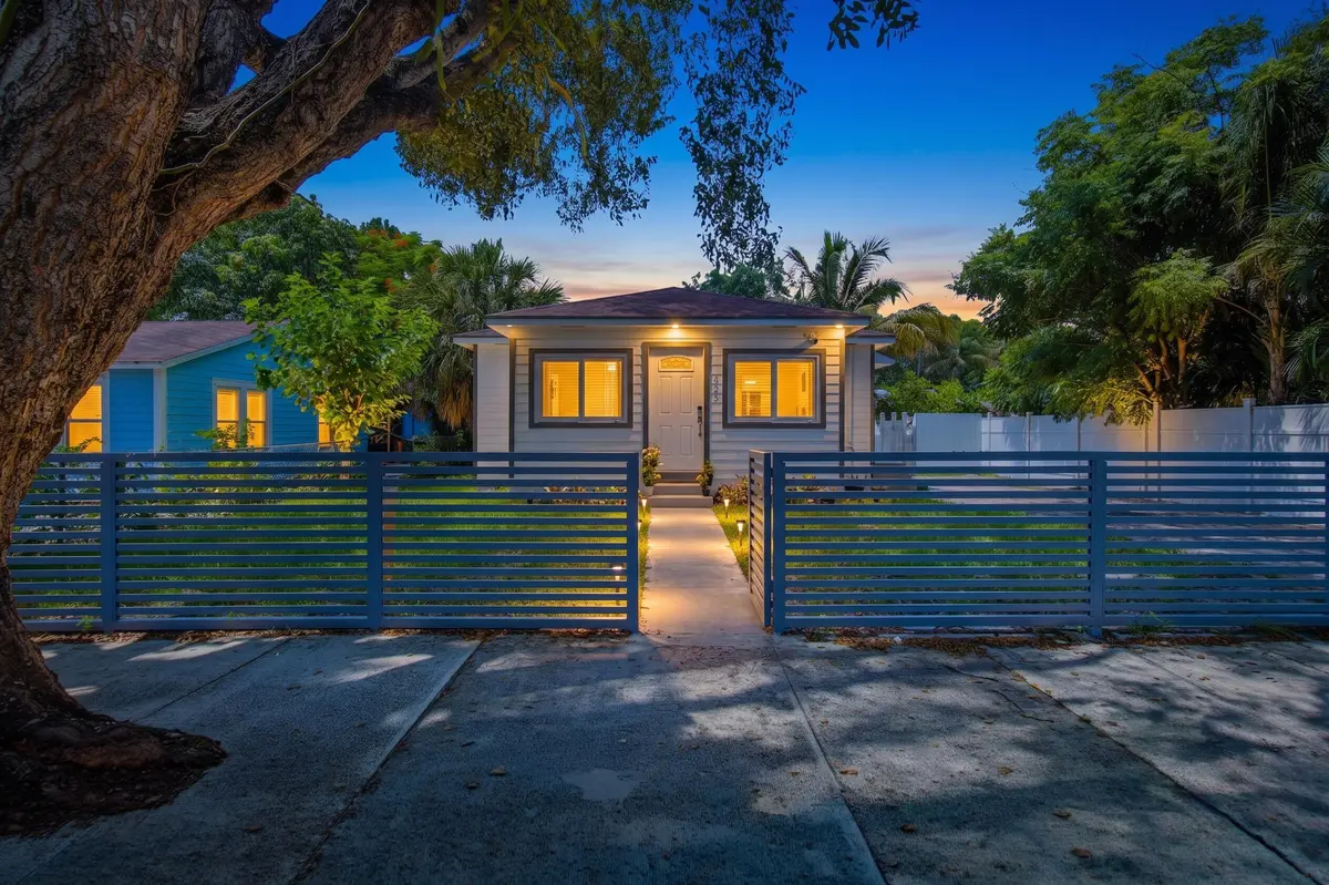 Twilight FRONT HOME C at 422 49th Street, West Palm Beach