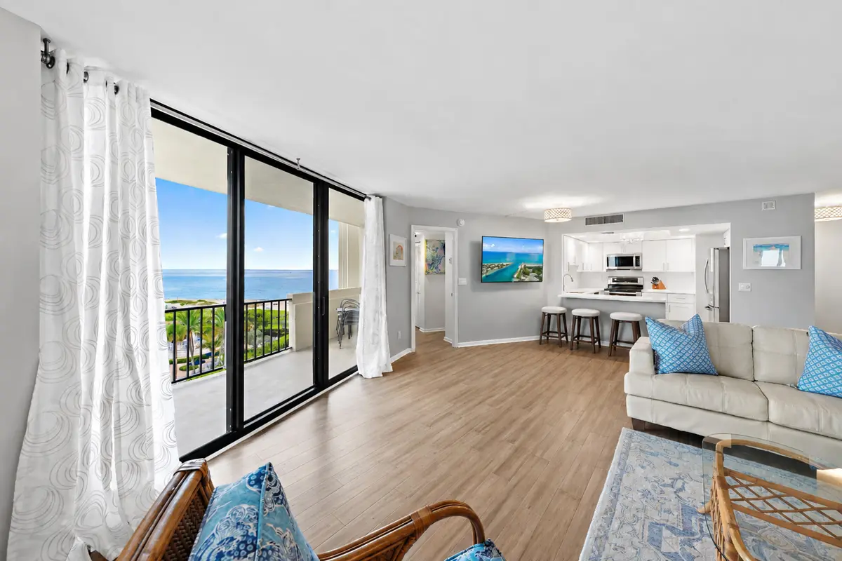 Open Living Area at 2800 N Ocean Drive B-7c, Singer Island