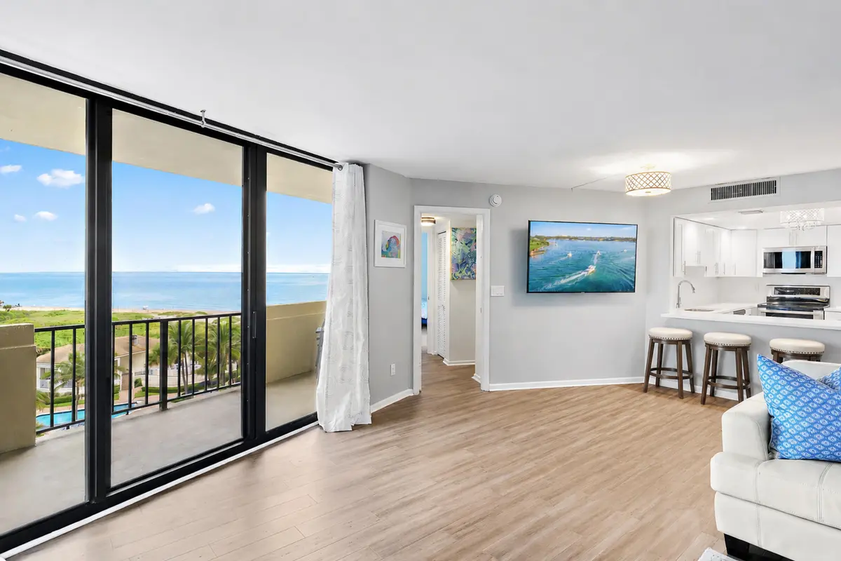 Open Living Area at 2800 N Ocean Drive B-7c, Singer Island