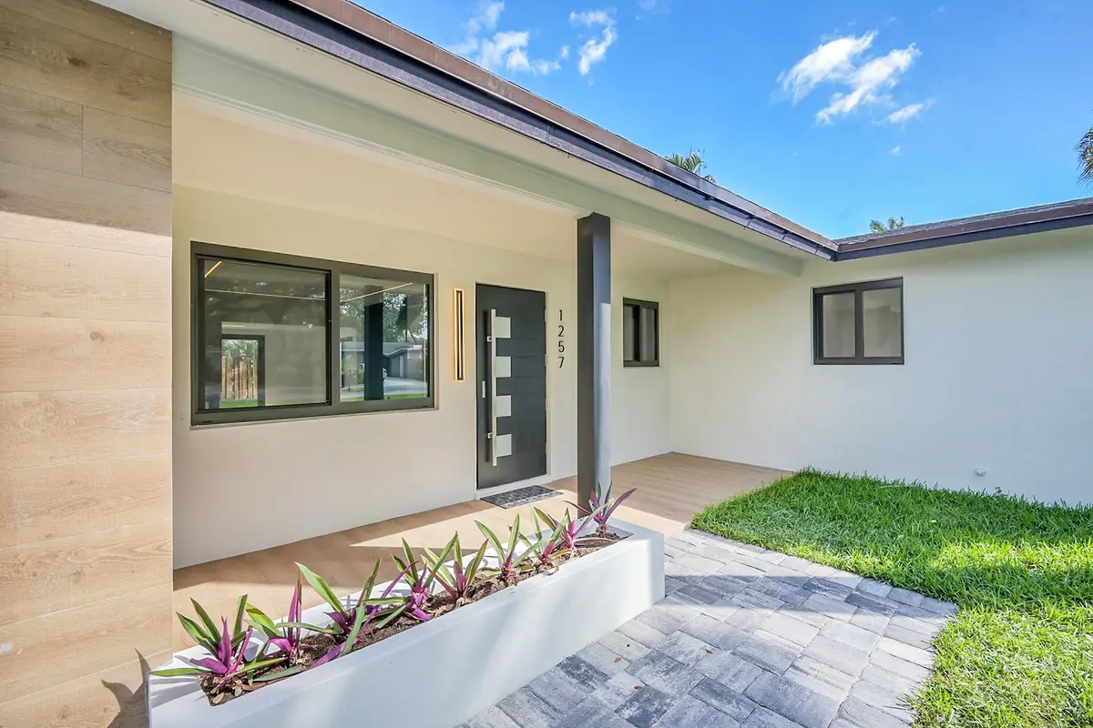 Front door at 1257 NW 4th Street, Boca Raton