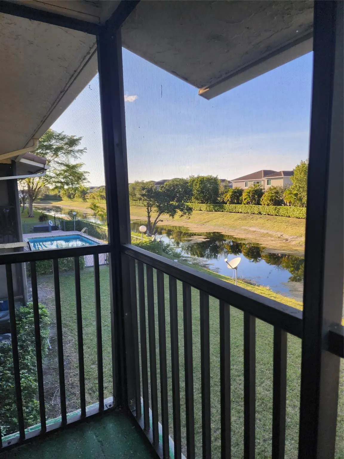 View From Large Balcony at 8705 NW 38th Drive 7b, Coral Springs