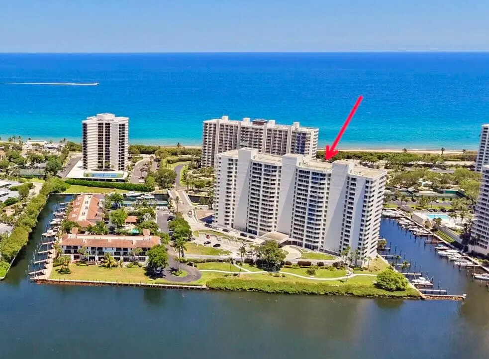 COVE TOWER AERIAL at 4201 N Ocean Boulevard C-1405, Boca Raton