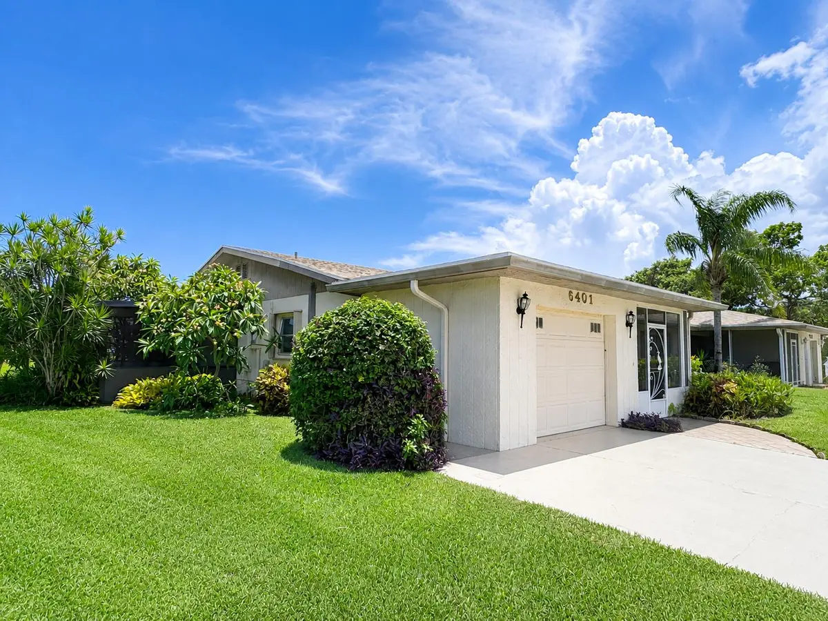 6401 Lasalle side and front of house at 6401 Lasalle Drive, Delray Beach
