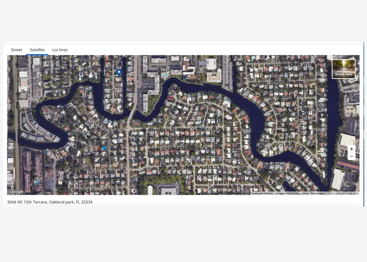 canal thruway at 3044 NE 15th Terrace, Oakland Park