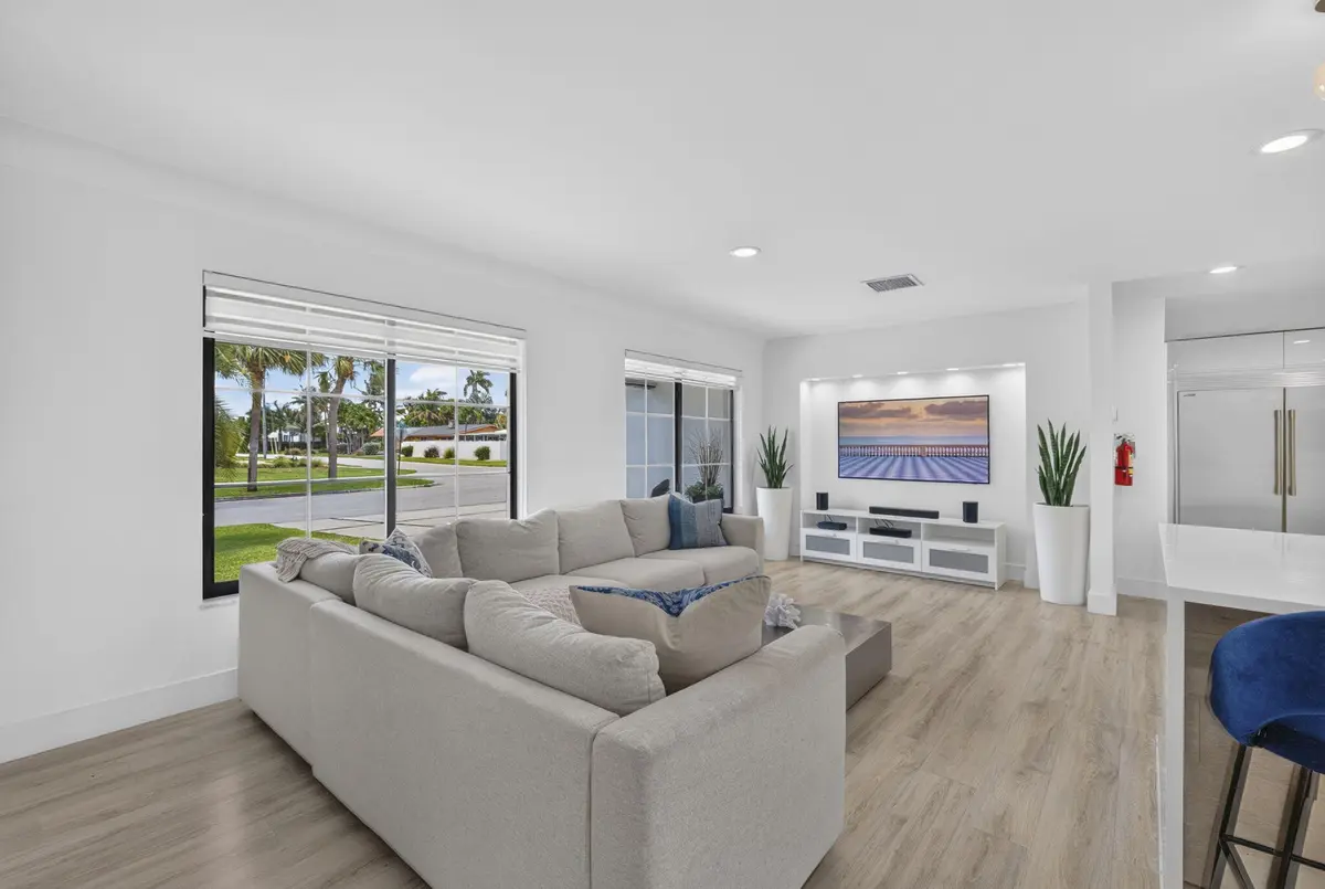 Living Room at 2917 NE 35th Court, Lighthouse Point