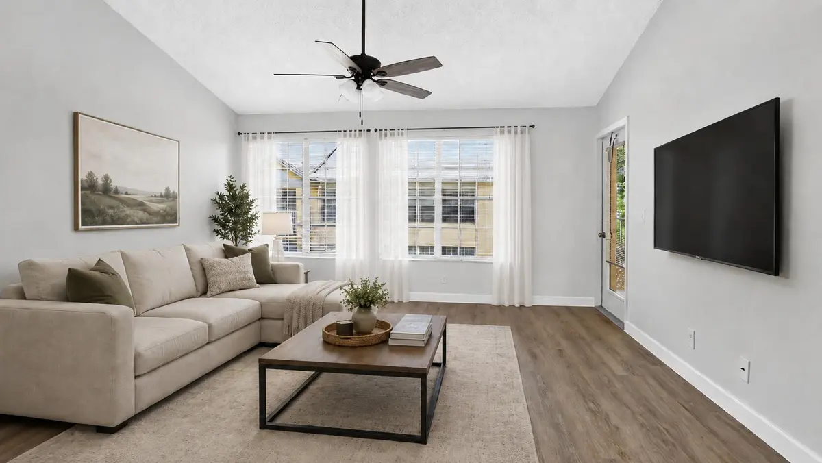 virtually staged at 6323 La Costa Drive M, Boca Raton
