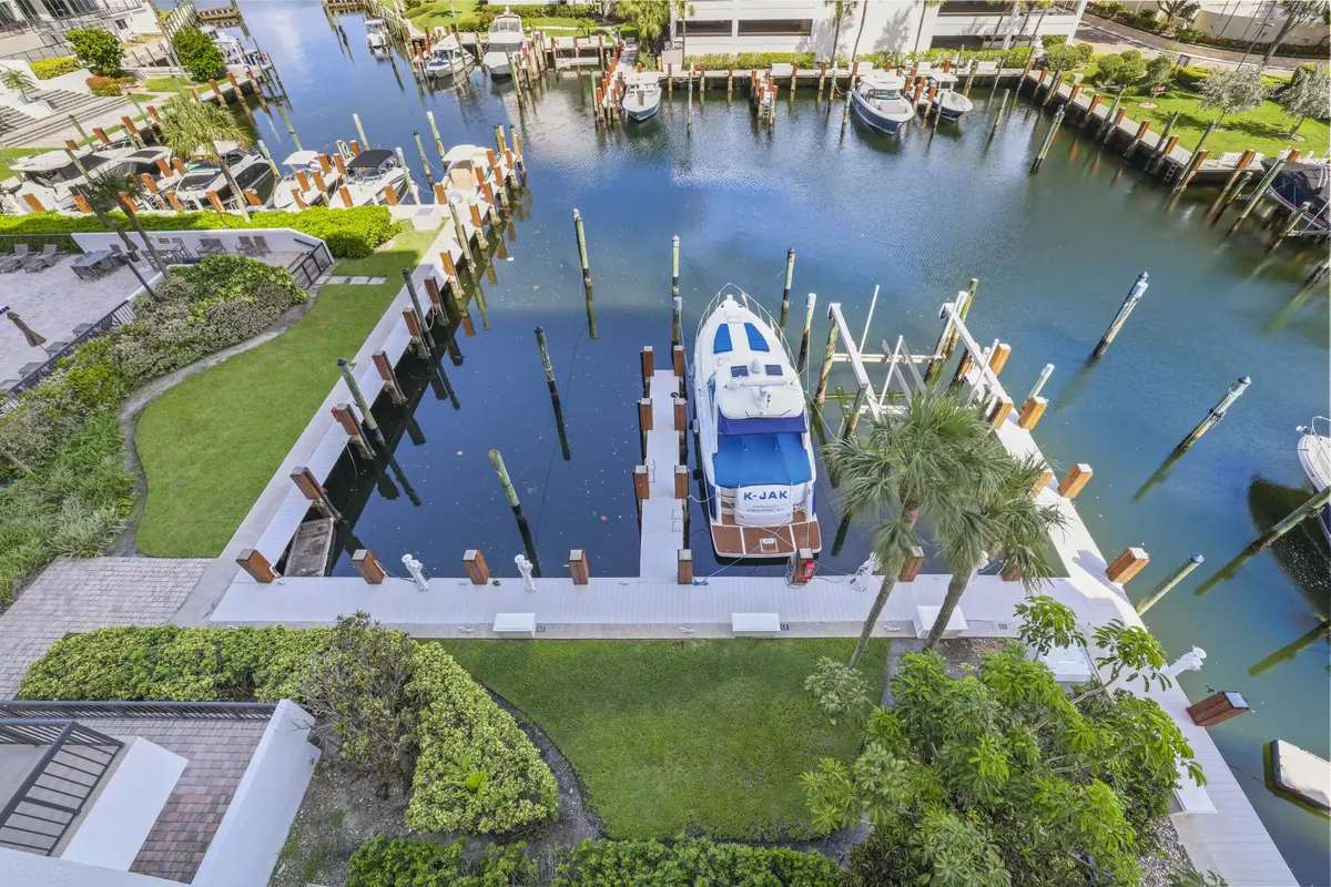 Balcony Marina view at 4748 S Ocean Boulevard 502, Highland Beach