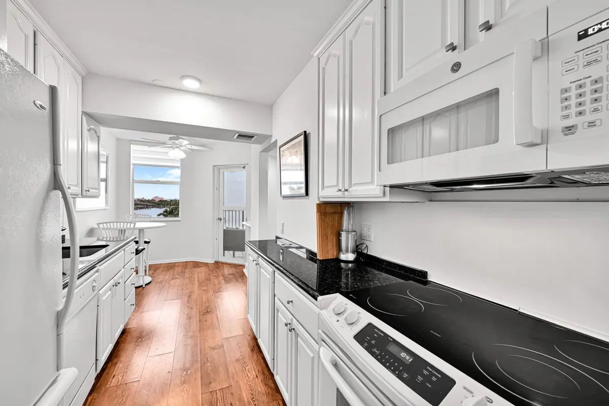 kitchen w/views at 2860 S Ocean Boulevard 511, Palm Beach