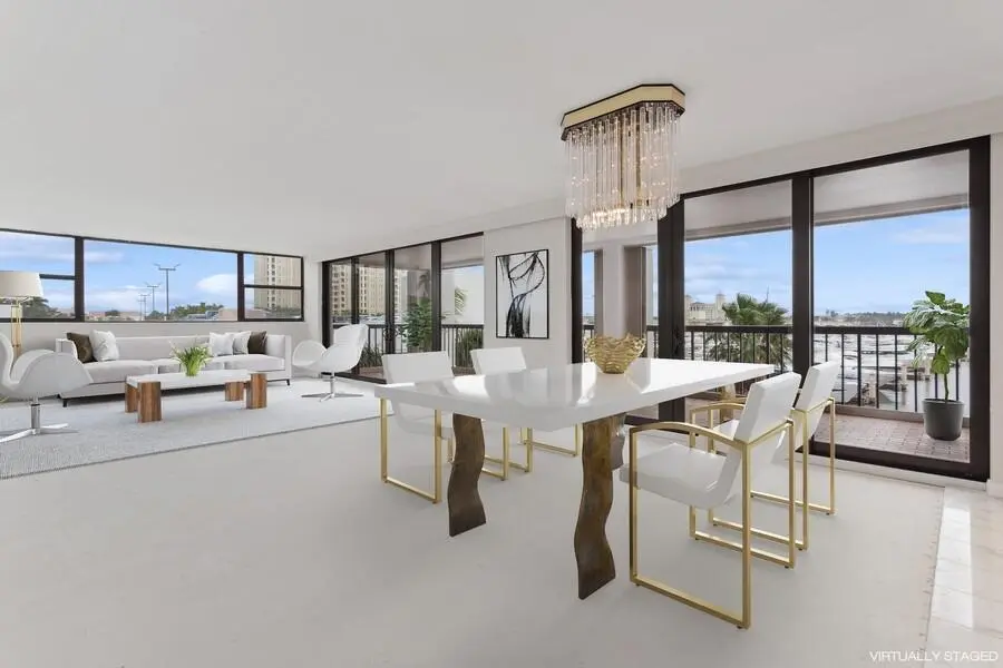 Lr-DR Virtually Staged at 400 N Flagler Drive 501, West Palm Beach