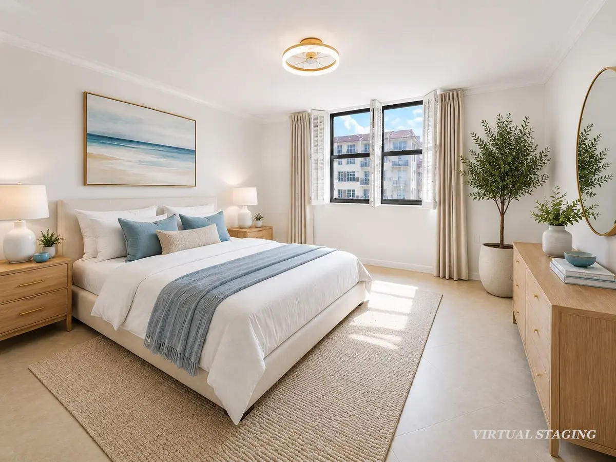 Virtual Staging at 3460 S Ocean Boulevard 608, Palm Beach