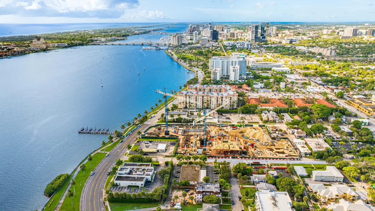 Construction Aerial at 1919 N Flagler Drive 2007, West Palm Beach