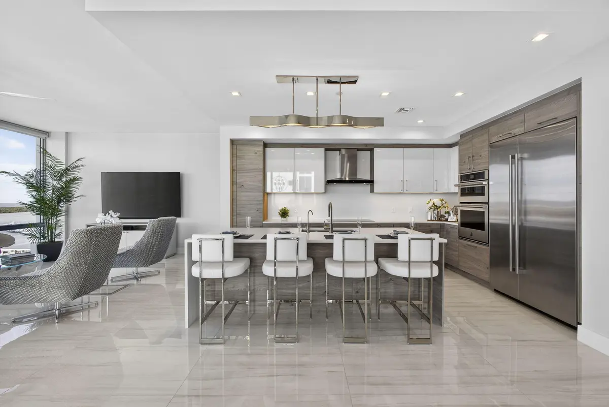 KITCHEN SOUTH VIEW at 3 Water Club Way 1801, North Palm Beach