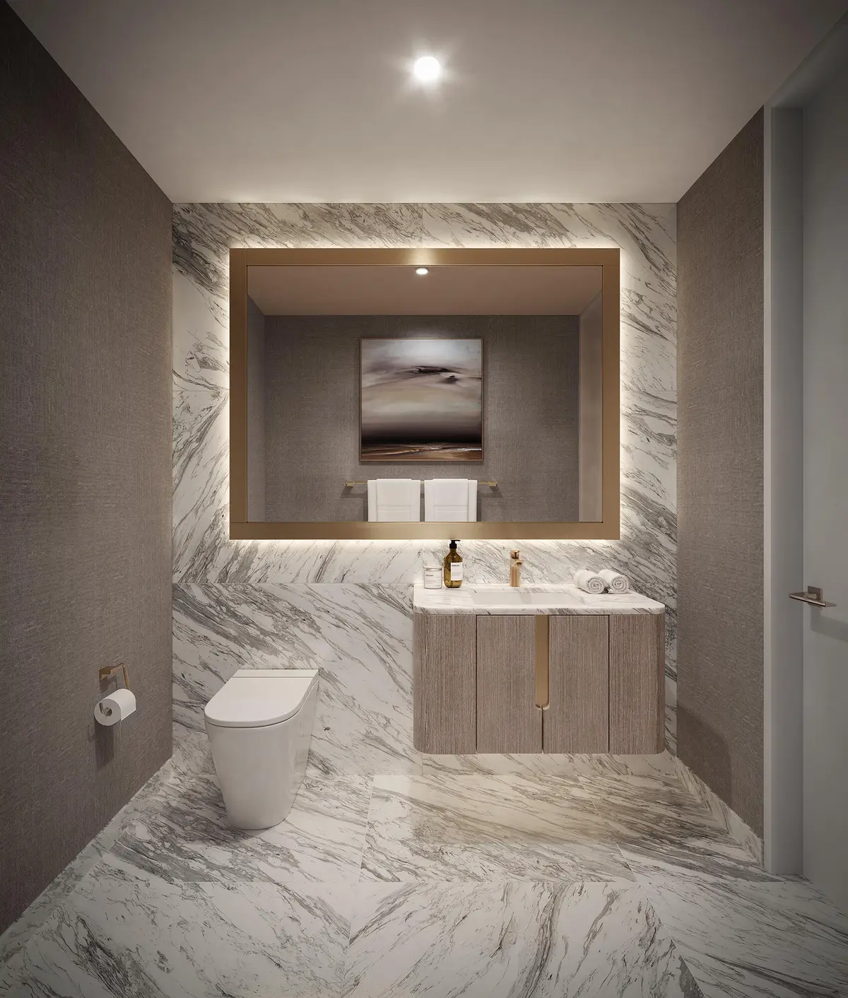 Powder Room at 1919 N Flagler Drive 2009, West Palm Beach