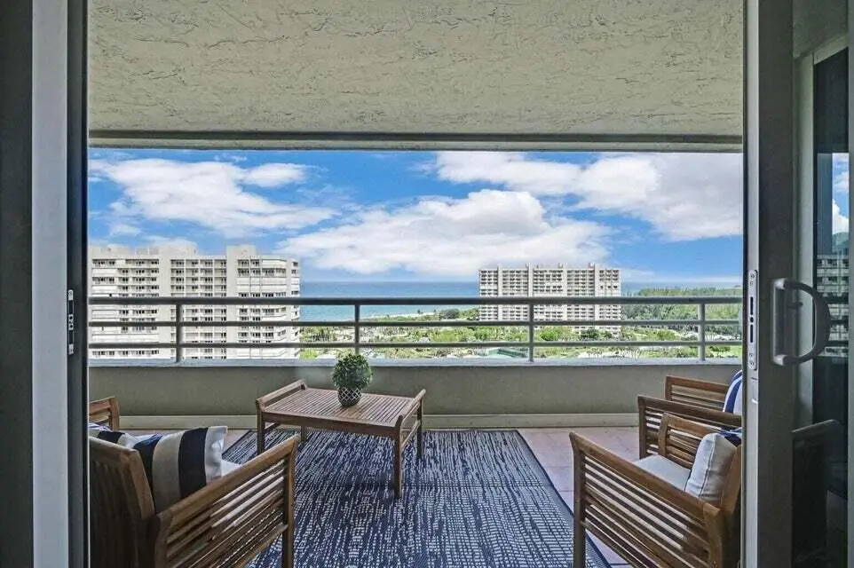 Balcony at 4201 N Ocean Boulevard 1605, Boca Raton